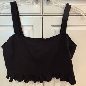 Kittenish black skirt set brand new with tags size XL top, L skirt